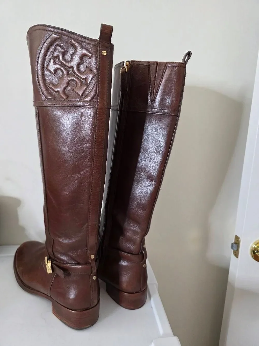 Tory Burch Marlene tall riding boots 9M